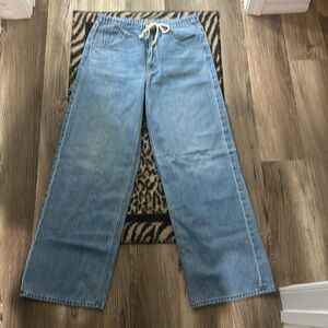 MOTHER snacks wide leg jeans, size 27